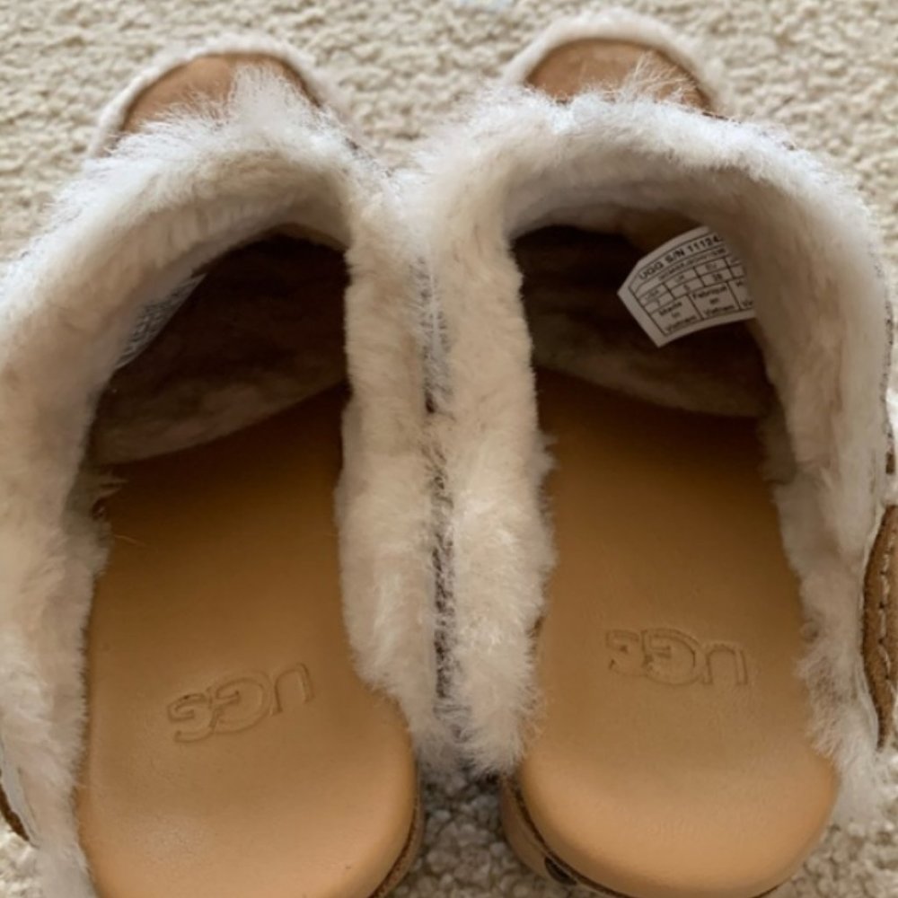 POPULAR UGG Aubriana Wooden Clog Chestnut Brown - Picture 7 of 12